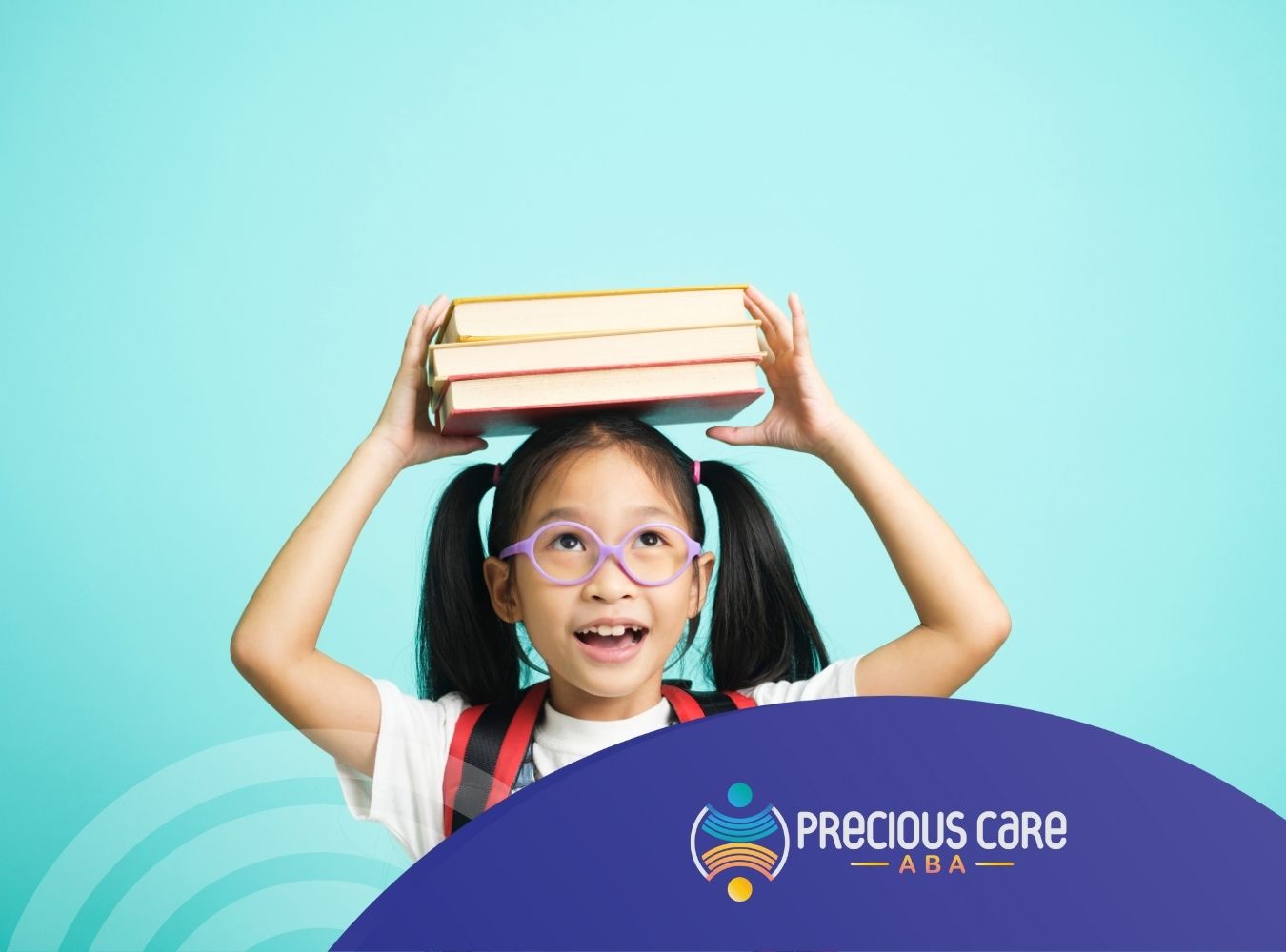 kids with books in their head